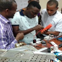 Hands-on Learning at Nigeria BMET Training Program